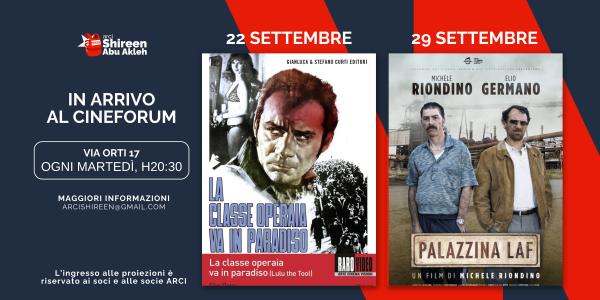 Proiezione "La classe operaia va in paradiso"