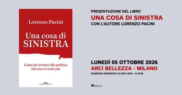 UNA COSA DI SINISTRA - PRESENTAZIONE LIBRO