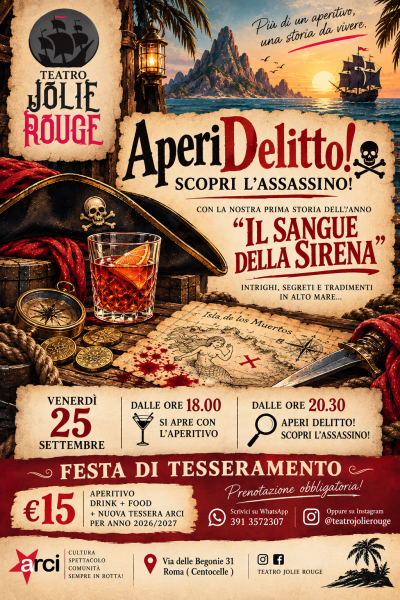 AperiDelitto!-Festa di tesseramento!