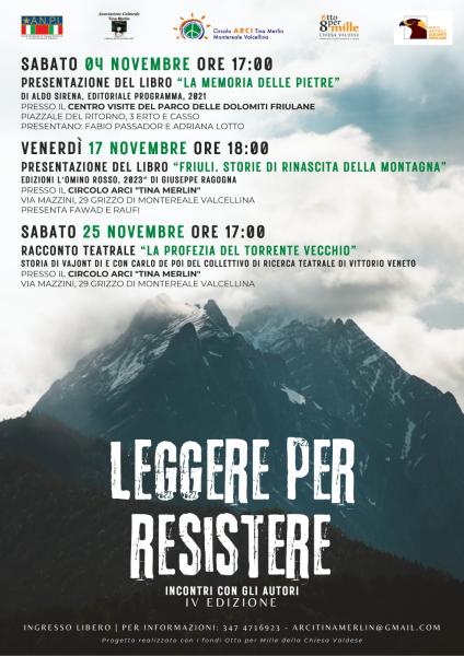 LEGGERE PER RESISTERE IV Ed.