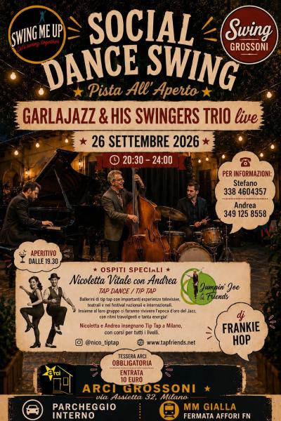 Garlajazz & His Swingers Trio - una serata nell'epoca d'oro del jazz