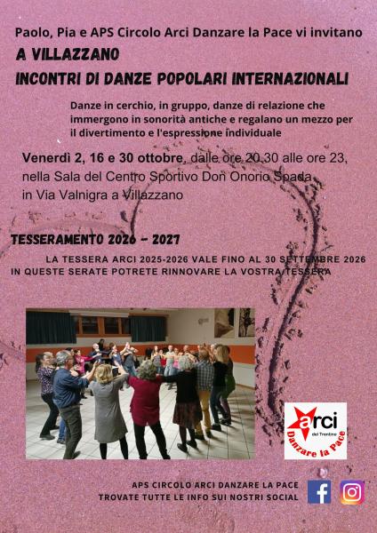 A Villazzano  incontri di danze popolari internazionali