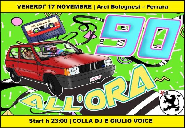 90 all'ora party // COLLA DJ e Giulio Voice