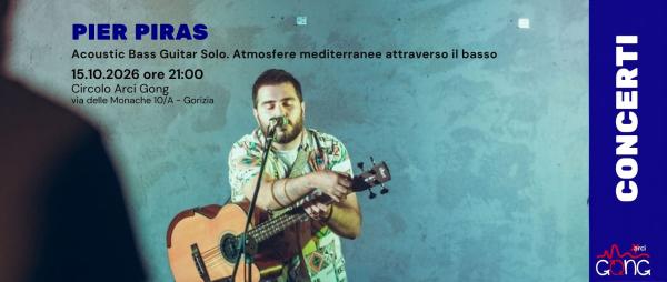 Pier Piras - Acoustic Bass Guitar Solo live @Circolo Arci Gong