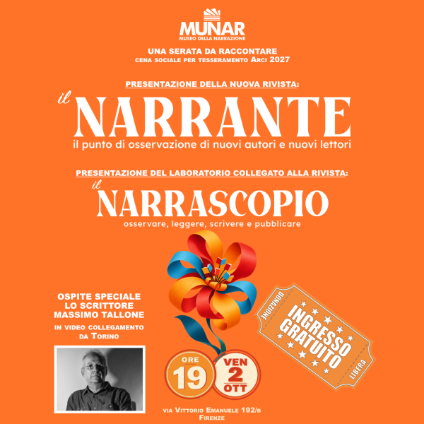 Presentazione del laboratorio "Il Narrascopio - osservare, leggere, scrivere e pubblicare"