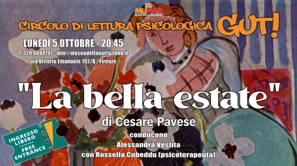 La Bella Estate di Cesare Pavese, a GUT! il circolo di lettura psicologica