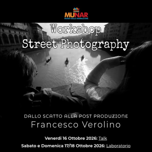 Talk di Francesco Verolino sulla Street Photography