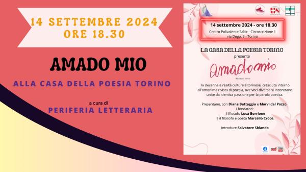 Presentazione della rivista letteraria "AMADO MIO"