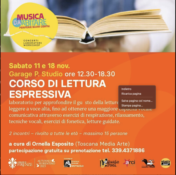 Corso di lettura espressiva
