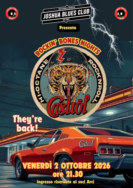 ROCKIN’ BONES NIGHT: CASTROL + THE UPSWEEP