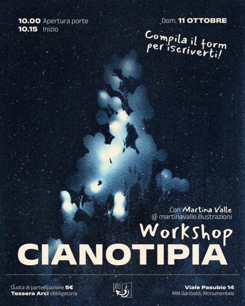 WORKSHOP DI CIANOTIPIA