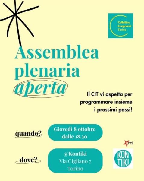 ASSEMBLEA APERTA - COLLETTIVO INSEGNANTI TORINO