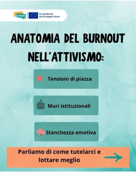 ANATOMIA DEL BURNOUT NELL'ATTIVISMO