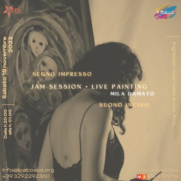 Jam session e live painting!