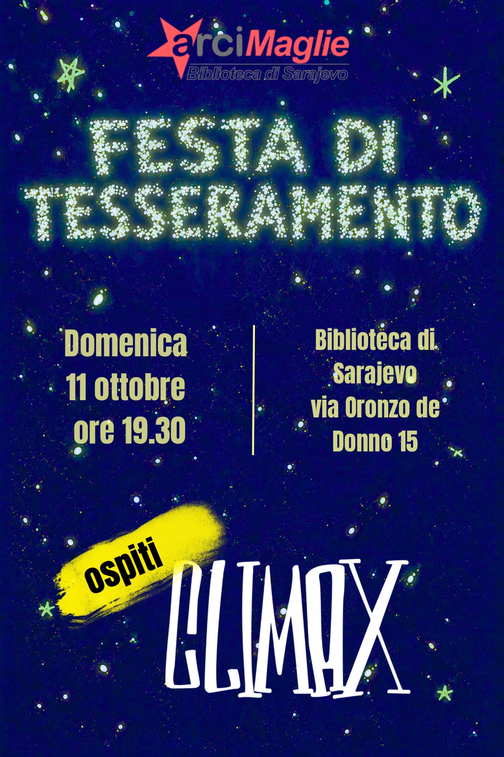 festa di tesseramento