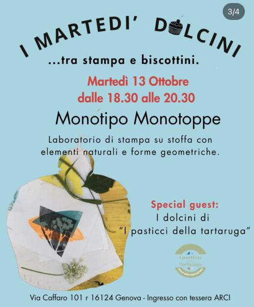 I MARTEDI' DOLCINI... tra stampa e biscottini