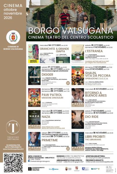 Cinema ottobre-novembre 2026 - SlowCinema aps