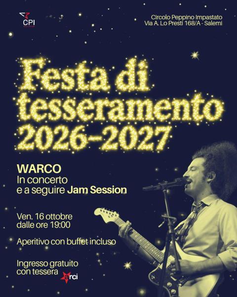 Festa di tesseramento 2026/2027✨