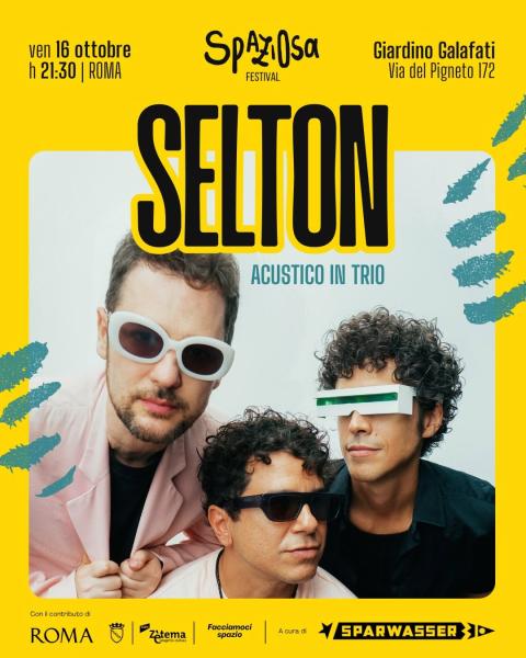 Spaziosa Live: Selton - trio in acustico