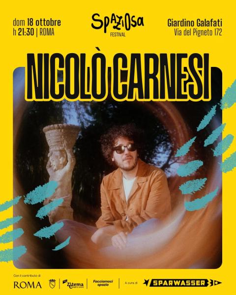Spaziosa Festival - NICOLò CARNESI | Live