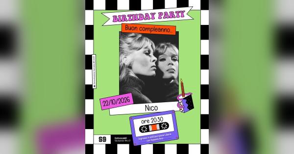 Buon compleanno… Nico