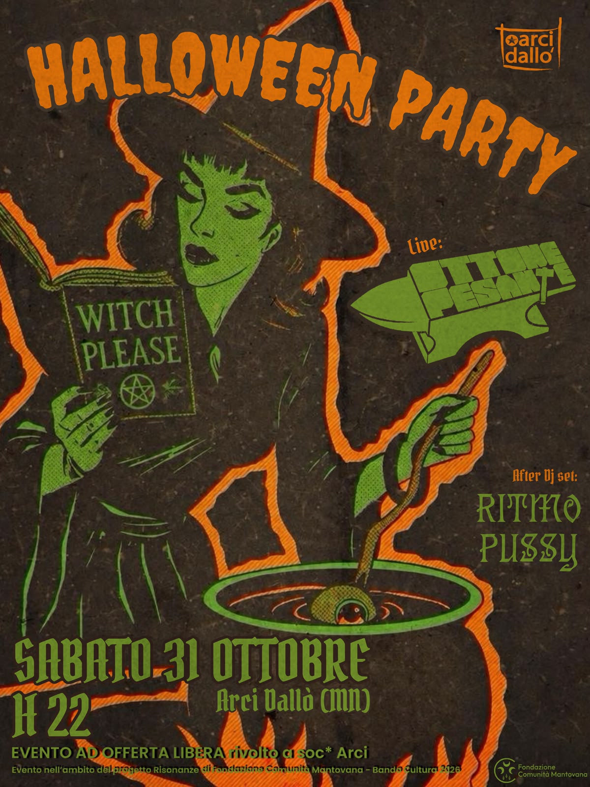 HALLOWEEN PARTY con OTTONE PESANTE + RITMO PUSSY