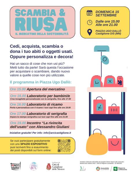 SCAMBIA & RIUSA - il mercatino della sostenibilità