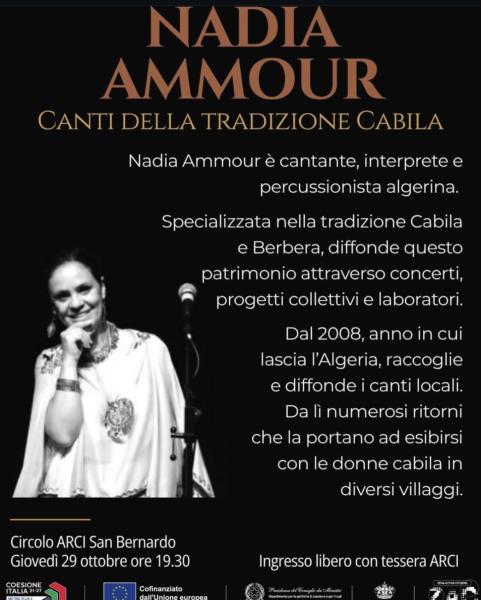 Nadia Ammour - canti della tradizione cabila