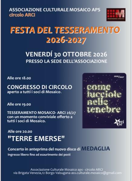 Festa tesseramento e congresso di circolo
