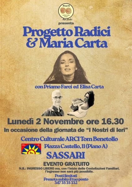 Progetto Radici & Maria carta