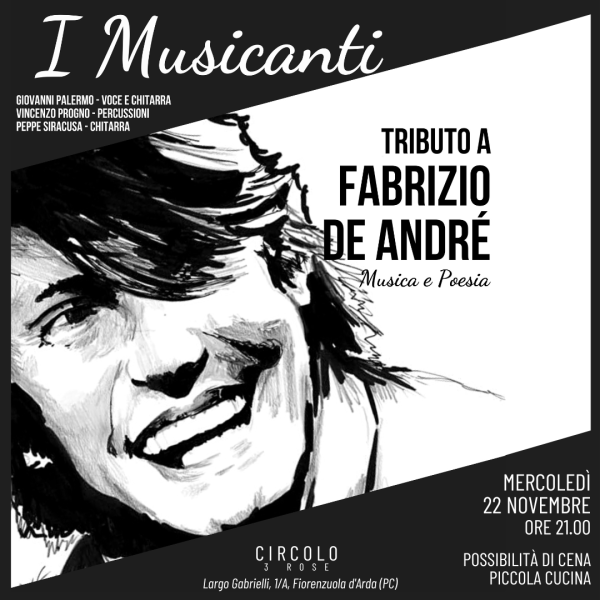 Musica e Poesia - tributo a Fabrizio De André - I Musicanti