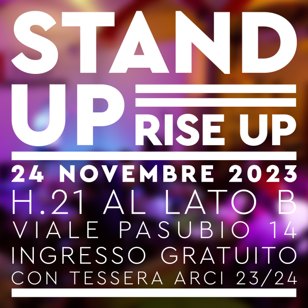 STAND UP, RISE UP! | Comedy Open Mic