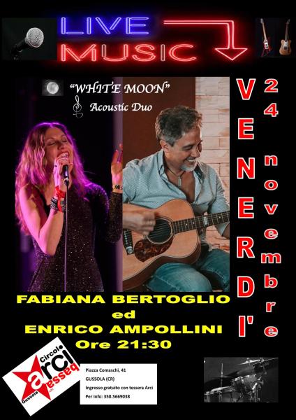 WHITE MOON duo acustico in concerto