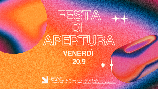 FESTA DI APERTURA!