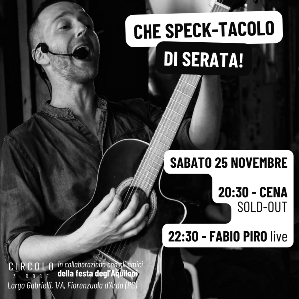 FABIO PIRO live