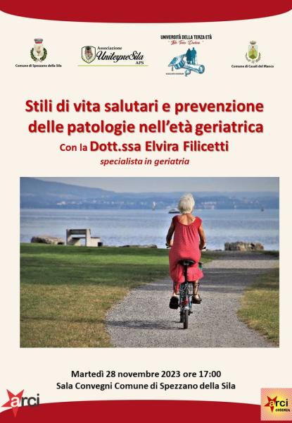 " Stili di vita salutari e prevenzione  delle patologie nell’età geriatrica "