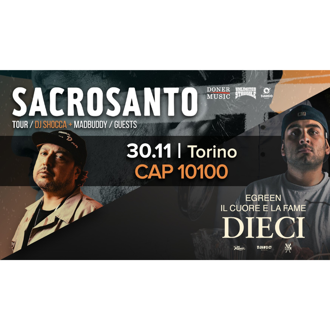 Sacrosanto & il cuore e la fame - TOUR