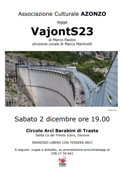 VajontS23 di Marco Paolini