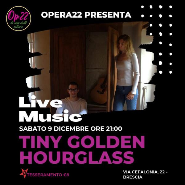 Tiny Golden Hourglass
