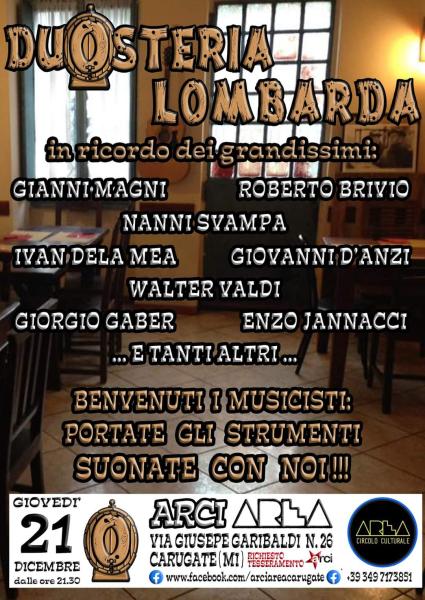 DUOSTERIA LOMBARDA @giovedi della vigna