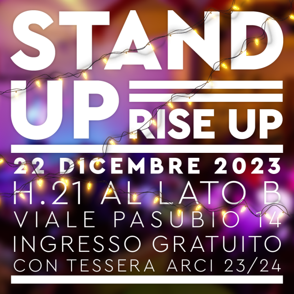 STAND UP, Rise up! // Comedy open mic