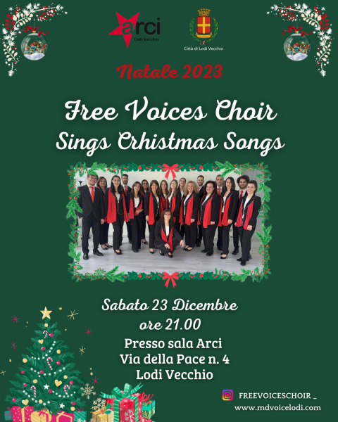 Free Voices Choir sings Crhistmas songs