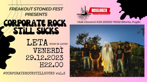 Corporate Rock Still Sucks Vol. 3: LETA Live @ Circolo Arci Resilienza