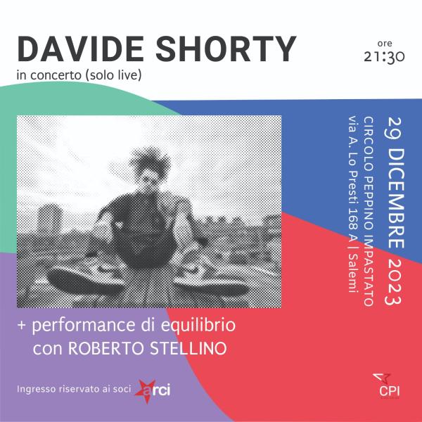 Davide Shorty in concerto (solo live)
