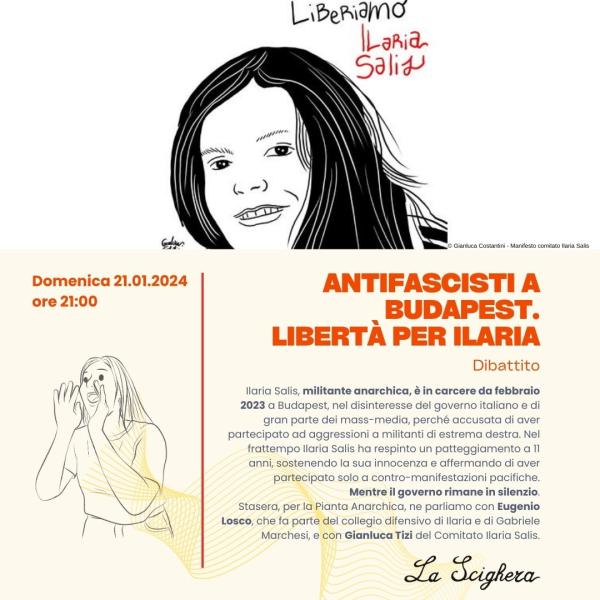 Antifascisti a Budapest. Libertà per Ilaria