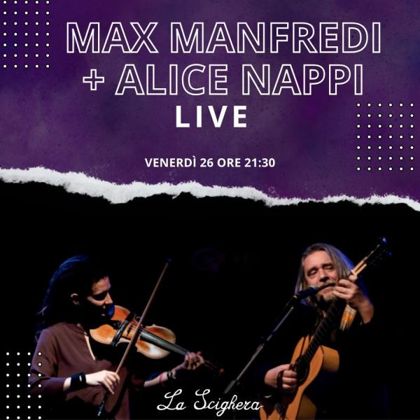 Max Manfredi con Alice Nappi
