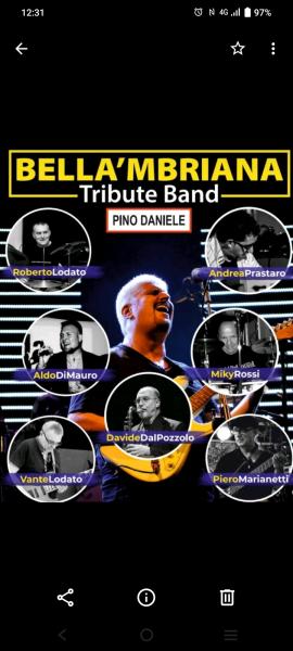 Bella'mbriana    concerto tributo Pino Daniele