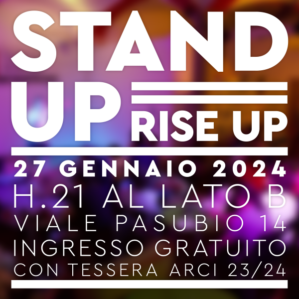 STAND UP, RISE UP! // Comedy Open-mic