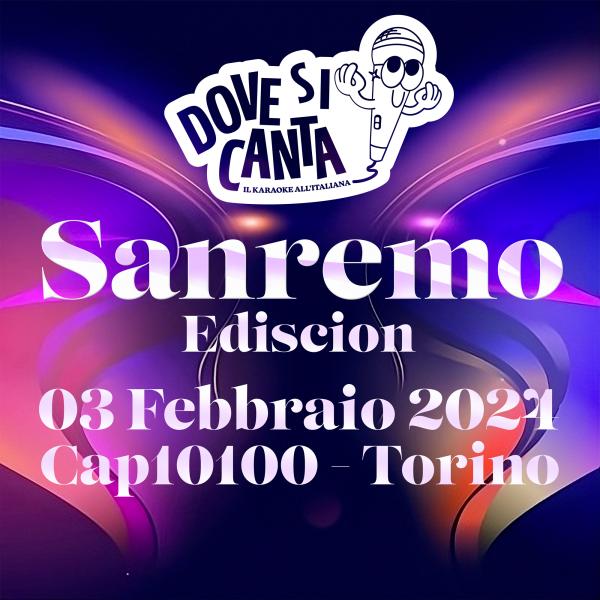DOVE SI CANTA- SANREMO EDISCION