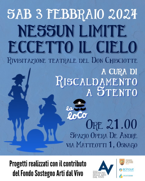 Nessun limite eccetto il cielo - Spettacolo Teatrale